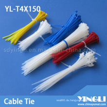 Einmalige Verwendung von Nylon-Kabelbindern (YL-T4X150)